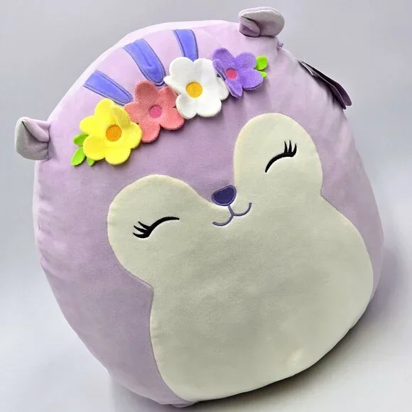 Squishmallows Large - Syndee the Squirrel with 3D Flower Crown - Picture 1 of 16